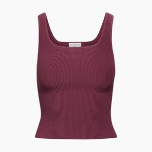 Aritzia Babaton Sculpt Knit Squareneck Tank